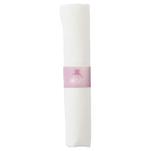 Fairy Wing Mauve Gown   Luxurious Dusty Pink Sheen Napkin Bands