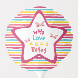 Fairy Wings and Magic! With Love XOXO Personalized Balloon