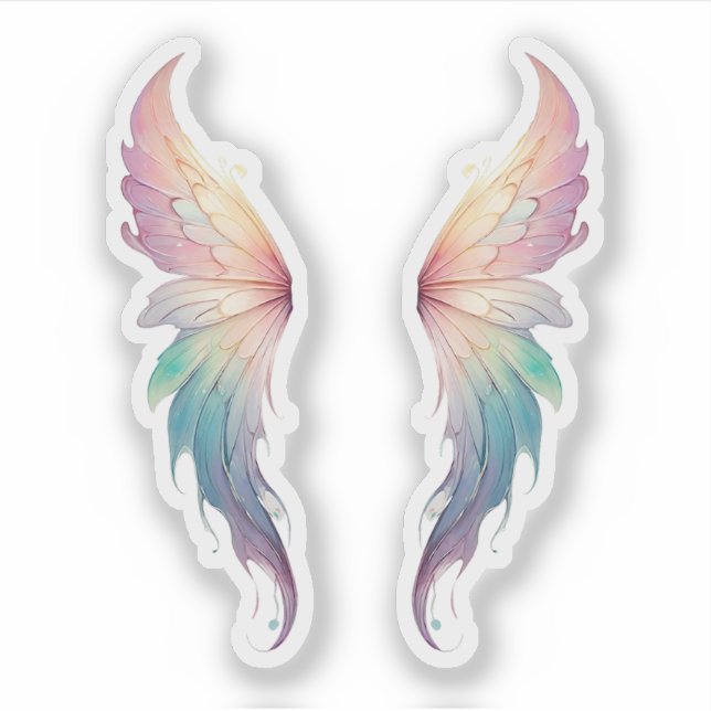 Fairy Wings Sticker (Front)
