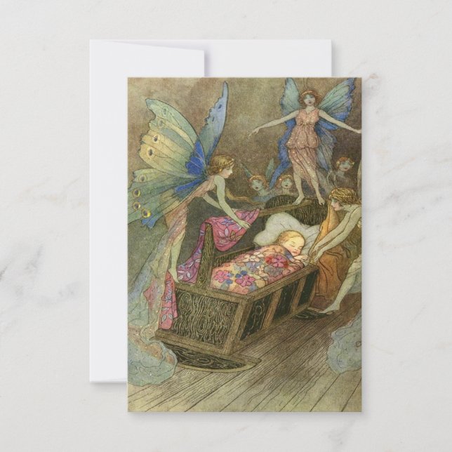 Fairy Wishes rsvp Card (Front)