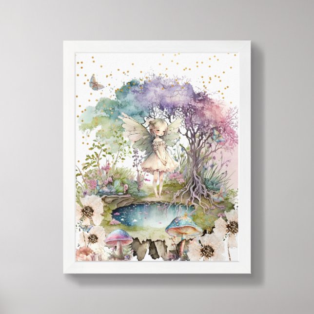 Fairy Wishing Well Framed Art (Framed Front)