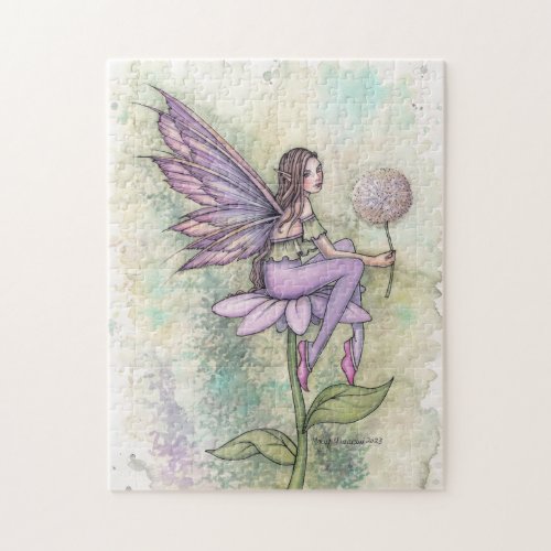 Fairy with Dandelion by Molly Harrison  Jigsaw Puzzle
