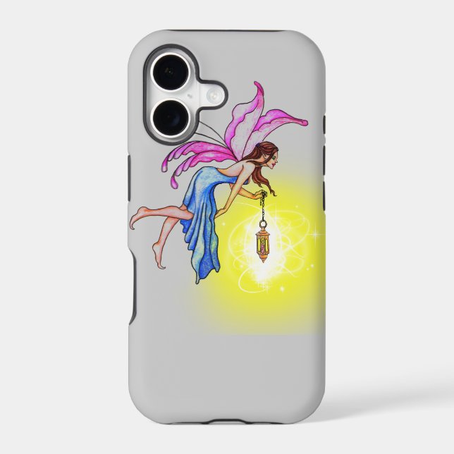 Fairy with Lantern Iphone Case (Back)