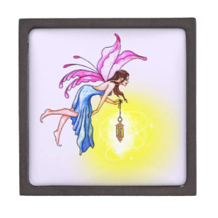 Fairy with Lantern Jewelry Box