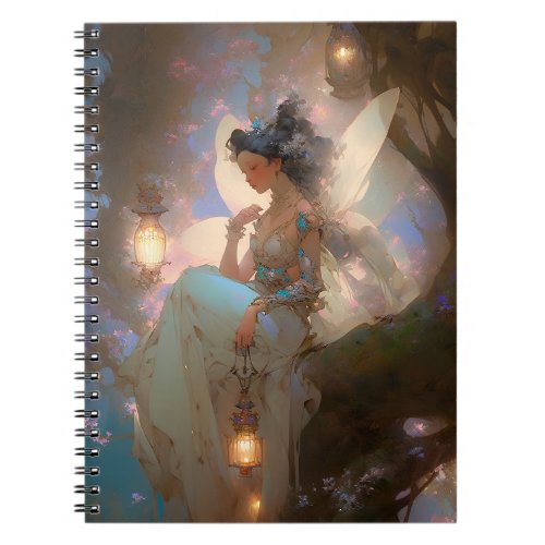 Fairy With Lantern Notebook