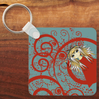 Fairy with Magic Wand Girl Power Keychain