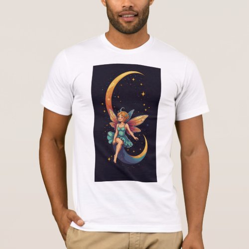 FAIRY WITH MOON  T_Shirt