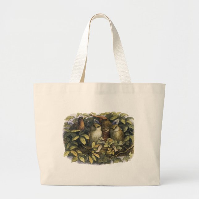 Fairy With Owls Tote by Richard Doyle (Front)