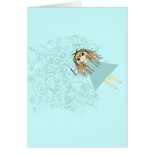 Fairy with Wand and Hearts Cards (Front)