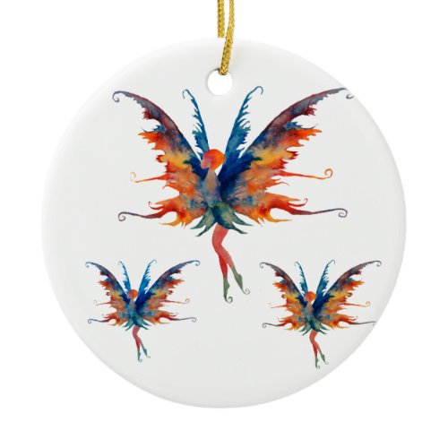 Fairy with wings Ceramic Decoration