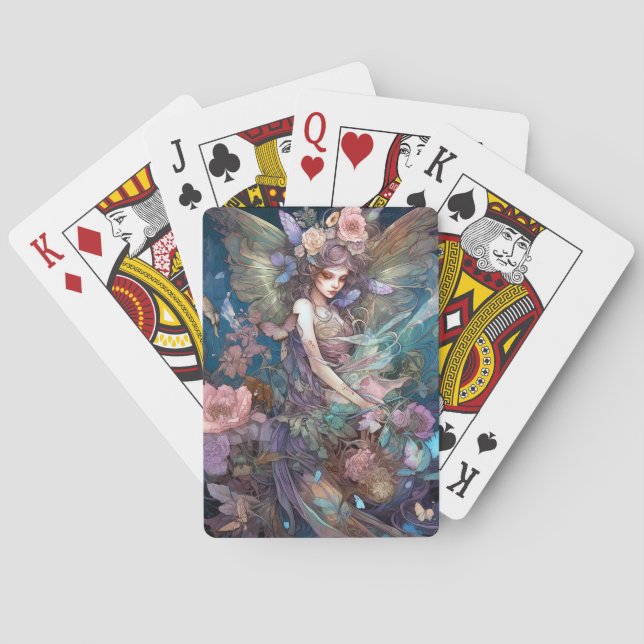 Fairy Woman Fantasy Art Poker Cards (Back)