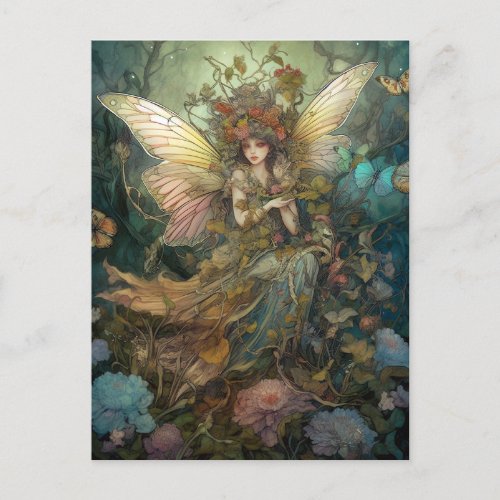 Fairy Woman Fantasy Art Postcard