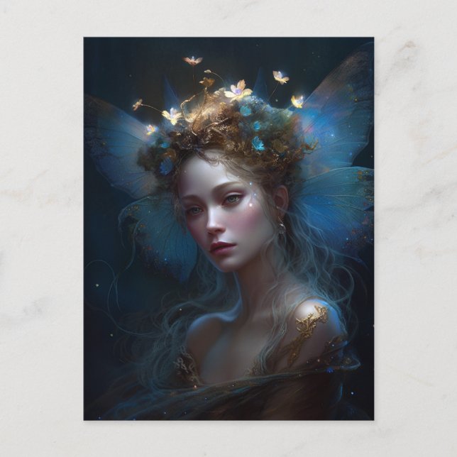Fairy Woman Fantasy Art Postcard (Front)