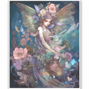 Fairy Woman Fantasy Art Sticker