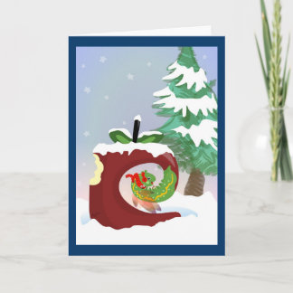 Fairy Worm Christmas Card