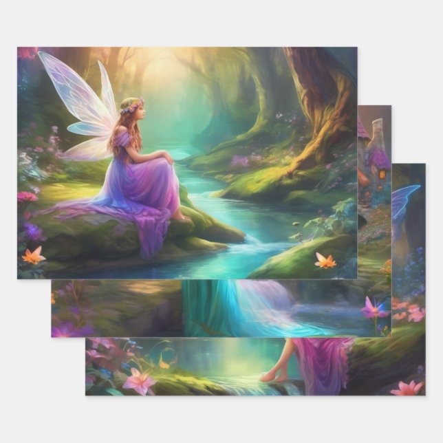 Fairy Wrapping Paper Sheets (Set)