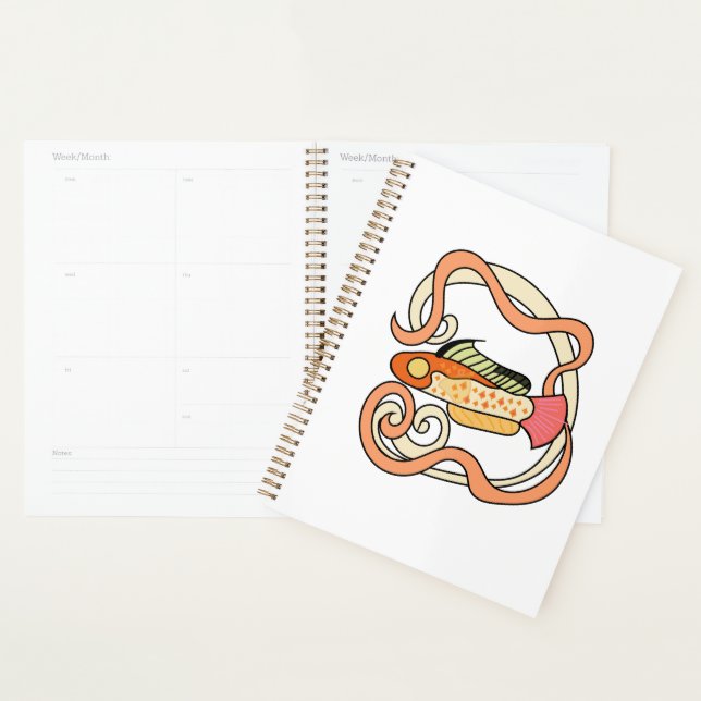 Fairy wrasse fish planner (Display)
