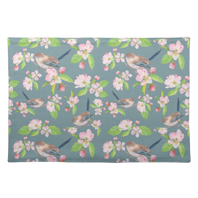 Fairy Wren  Cloth Placemat (Front)
