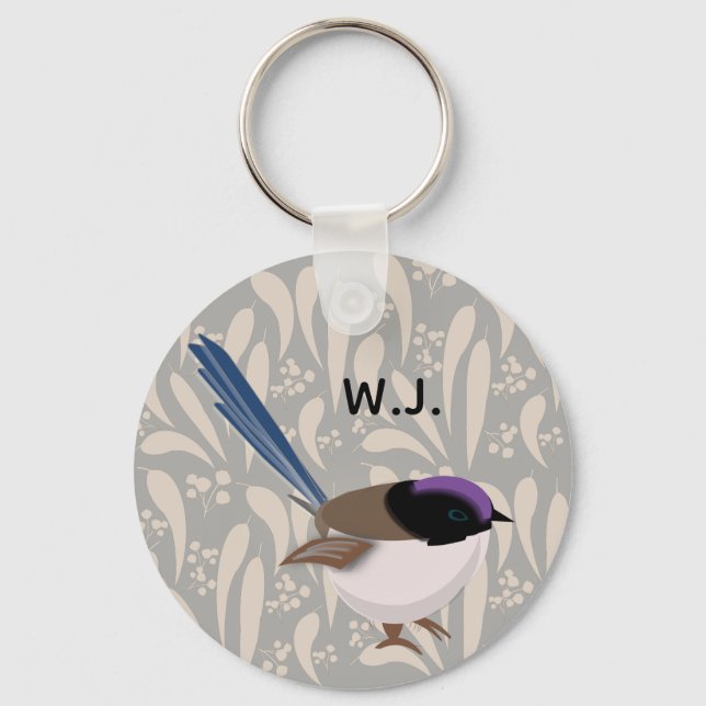 Fairy Wren Keychain (Front)