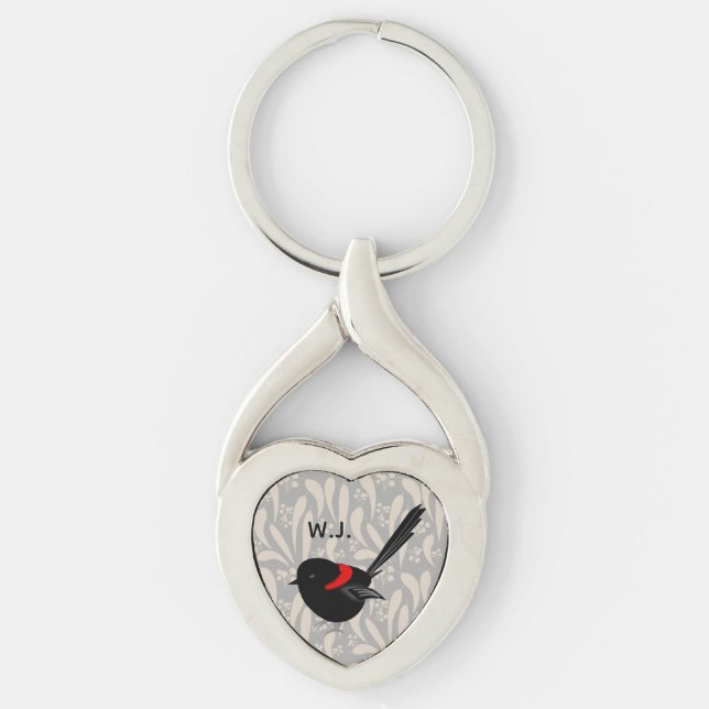 Fairy Wren Keychain (Front)