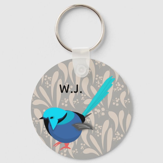 Fairy Wren Keychain (Front)