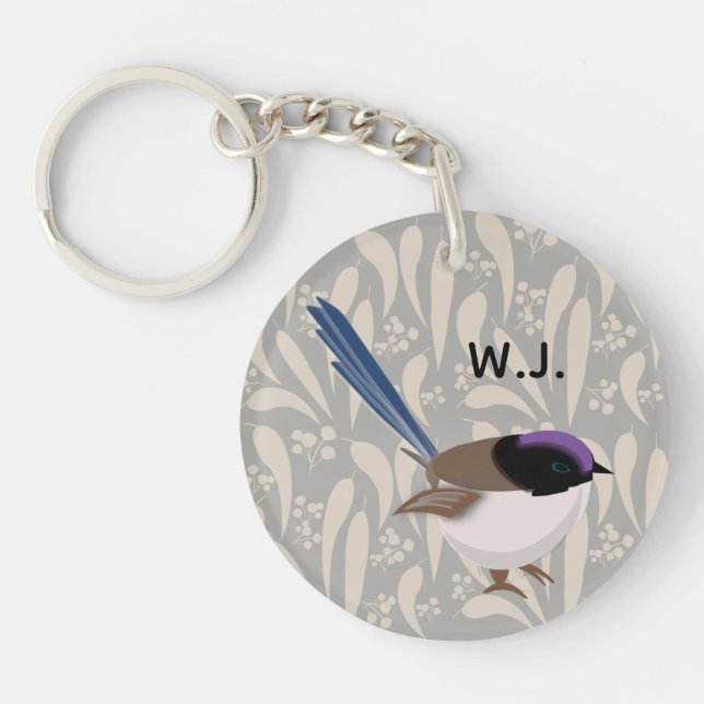 Fairy Wren Keychain (Front)
