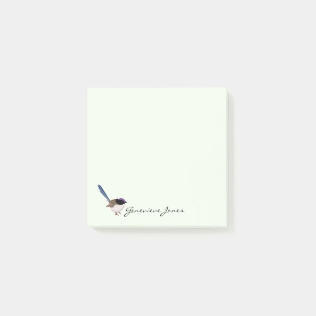 Fairy Wren Post-it Notes (Front)
