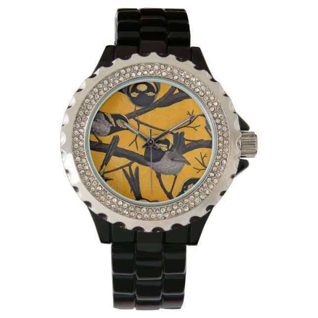 Fairy wrens in yellow watch (Front)
