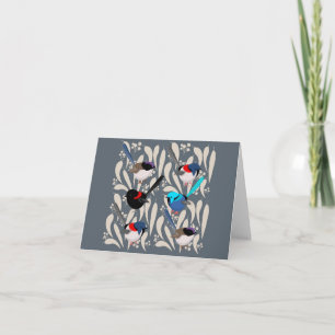 Fairy Wrens Note Card