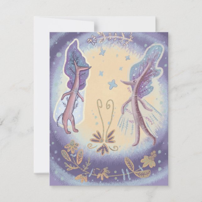 fairy Xmas  Holiday Card (Front)