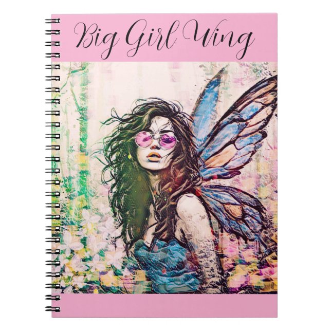 FairyCore Big Girl Wings Notebook (Front)