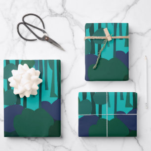 Fairycore Cottagecore Forest Vintage Nature Wrapping Paper Sheets