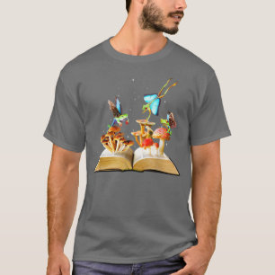 Fairycore Esthetic Goblincore Fairy Frogs Butterf T-Shirt