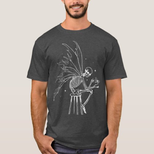 Fairycore Esthetic Skeleton Fairy Core Grunge Got T_Shirt