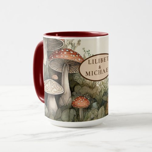 Fairycore Mushroom Goblincore Custom Decor Gift Mug