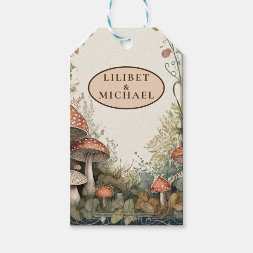 FAIRYCORE Mushrooms Goblincore Custom Gifts Gift Tags