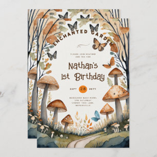 FAIRYCORE NATURE BABYSHOWER 1ST BIRTHDAY ANY EVENT INVITATION