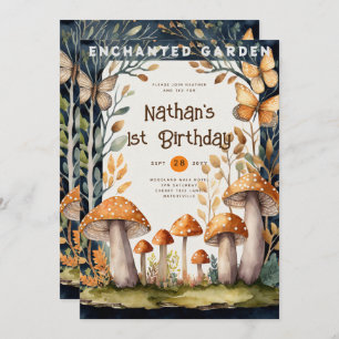 FAIRYCORE NATURE BABYSHOWER 1ST BIRTHDAY ANY EVENT INVITATION