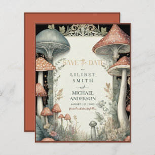 Fairycore Save the Date Terracotta Woodland