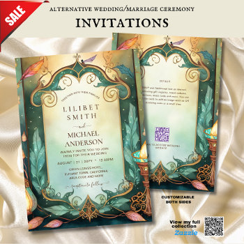 Fairycore Wedding Invitations Fairytale Storybook by invitationz at Zazzle