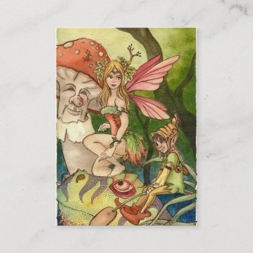 Customizable Fairyland Business Card