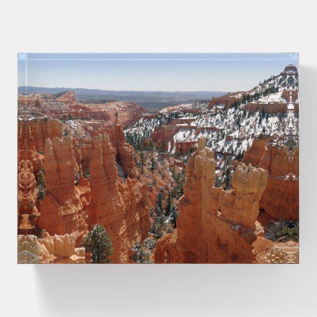 Fairyland Canyon at Bryce Canyon National Park Paperweight (Front)