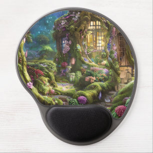 Fairyland Forest Graphic Gel Mouse Pad