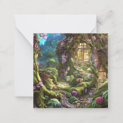 Fairyland Forest Graphic Note Card