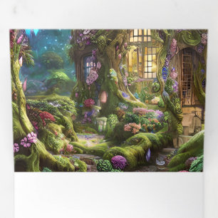 Fairyland Forest Graphic Tri-Fold Program
