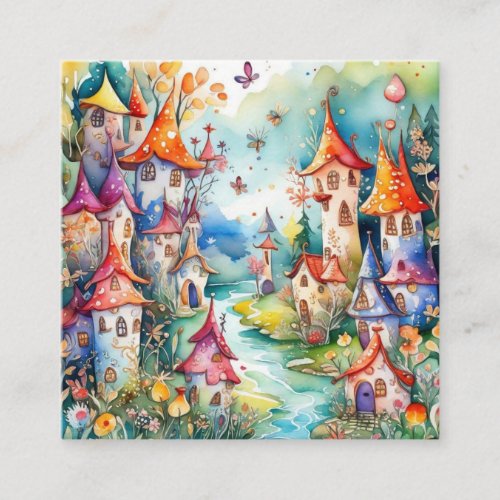 Fairyland magic castle  enclosure card