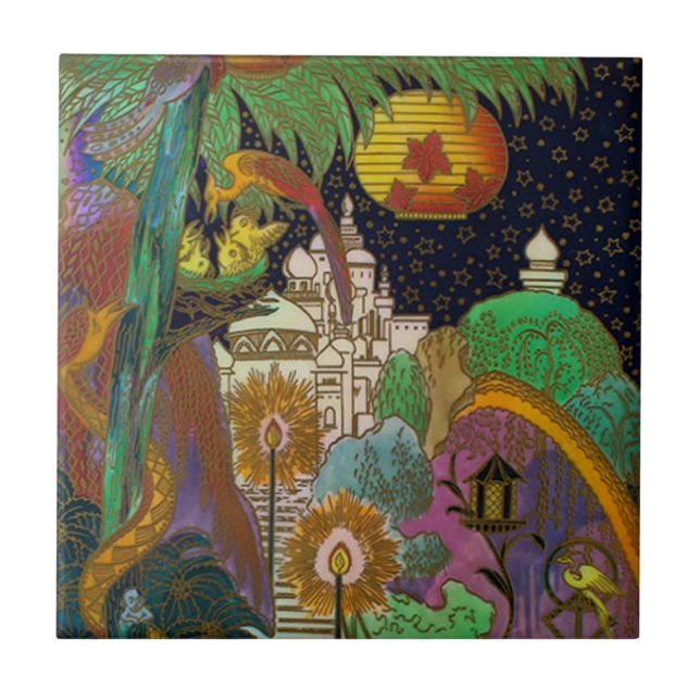 Fairyland Vintage Design Feature Backsplash Tile (Front)