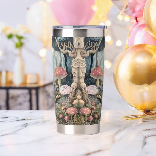Fairyland Woodland Green Insulated Tumbler (Bachelor Party)