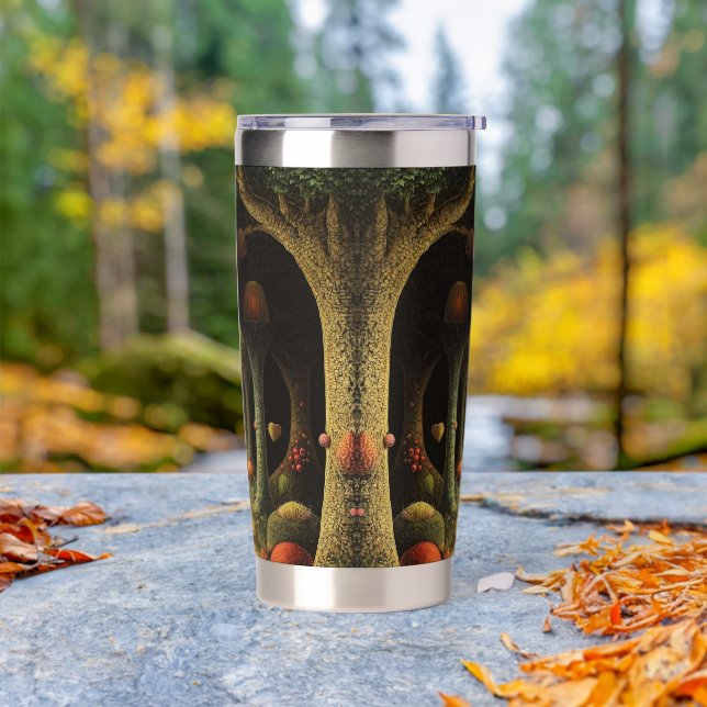 Fairyland Woodland Green Insulated Tumbler (Outdoor)
