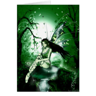 FairyMagic Green Blank Card